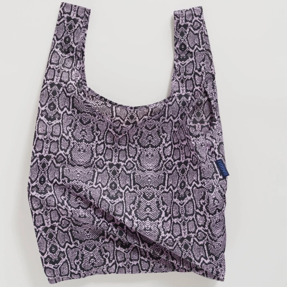 Standard Baggu Snakeskin Tote